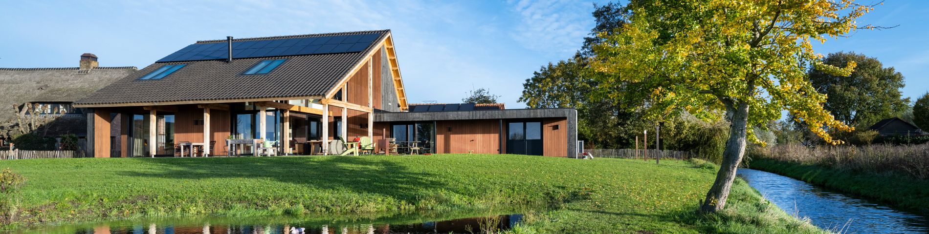 Modern barn house