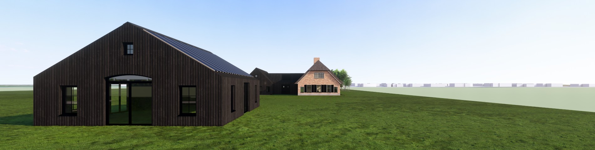 A new rural barn-style house