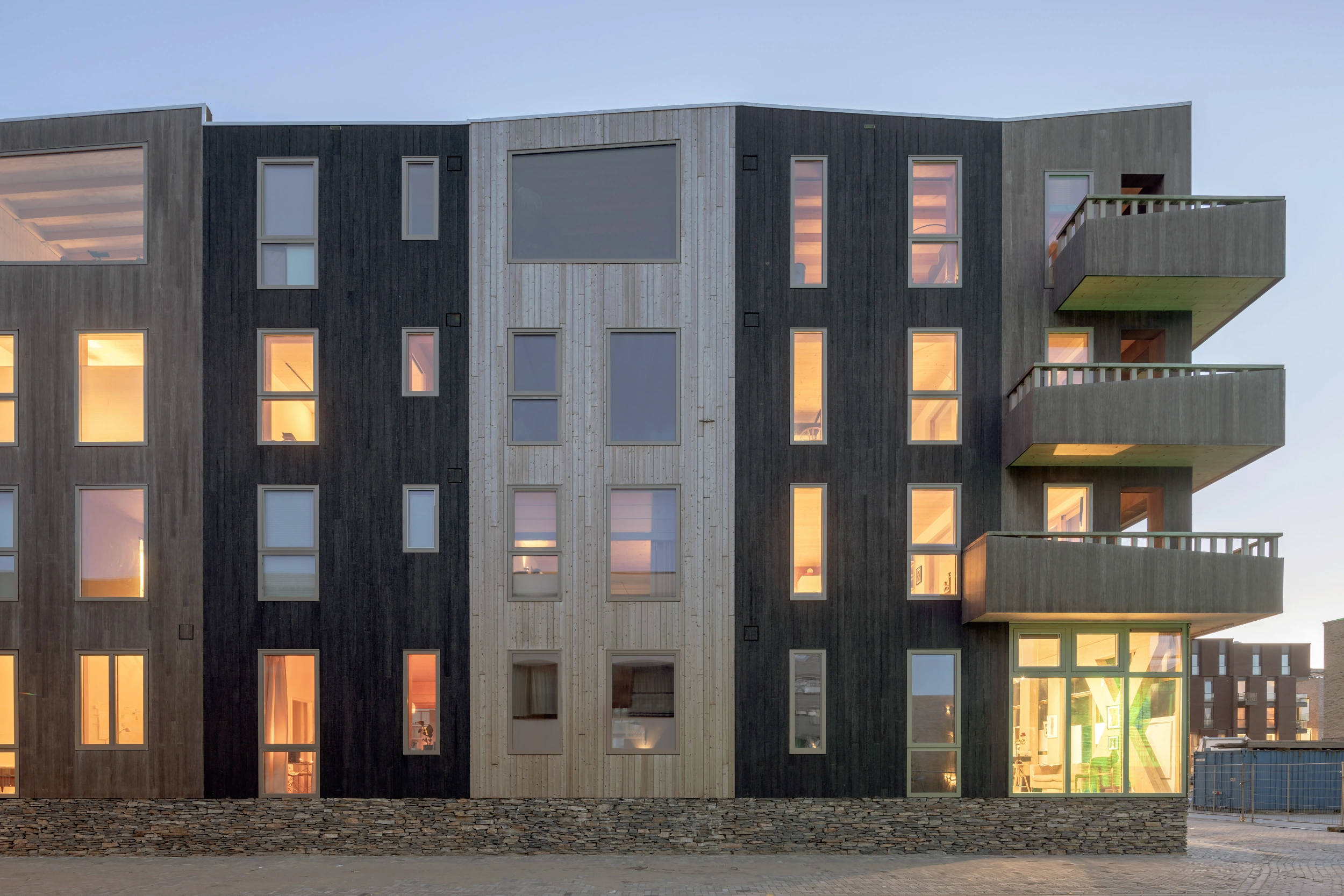 Sustainable CLT apartments in Amsterdam