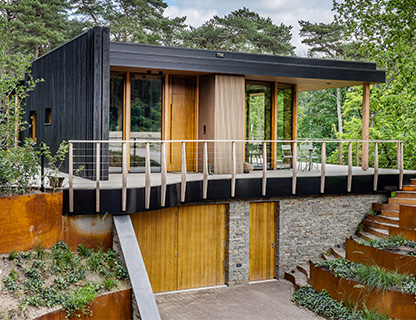 Maison biophilique moderne