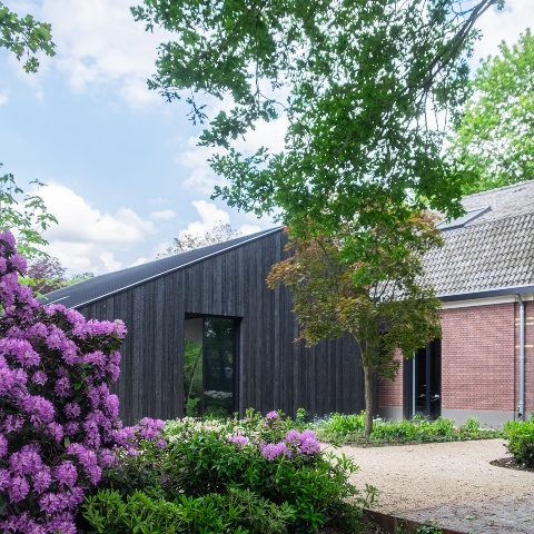 Country house with modern extension