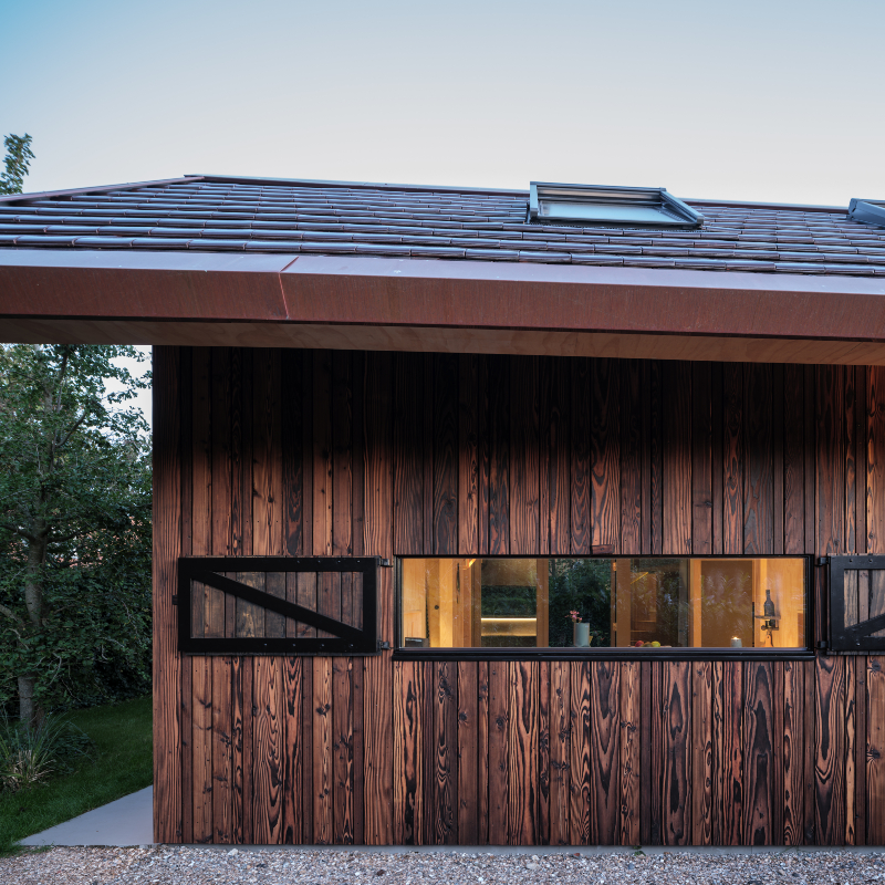 Houtbouw woning