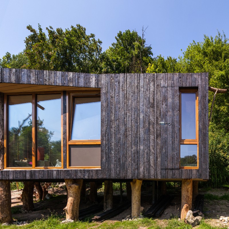 Houtbouw woning