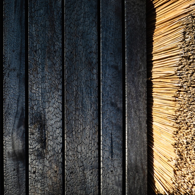 Schuurwoning zwart hout