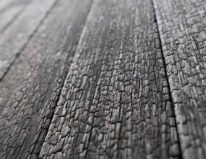 Aanbouw huis zwart hout