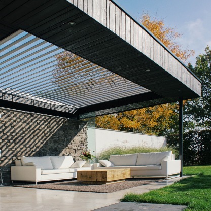 Poolhouse hout
