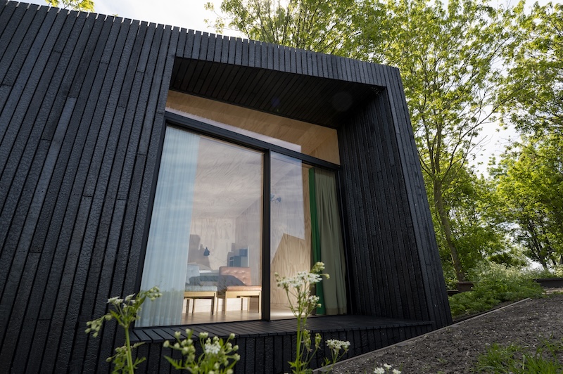 Houten gevelbekleding